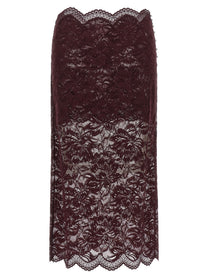 Rabanne Lace Skirt Purple