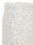 Burberry Lace Skirt White, view 4