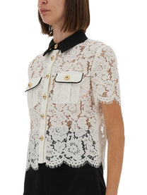 self-portrait Women's Lace Top White self-portrait