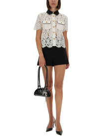 self-portrait Women's Lace Top White self-portrait