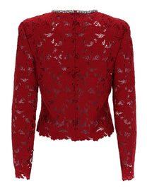 self-portrait Women's Lace Top Red