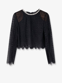 self-portrait Women's Lace Top Black self-portrait