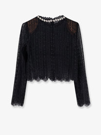 self-portrait Women's Lace Top Black self-portrait