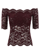Rabanne Lace Top Purple
