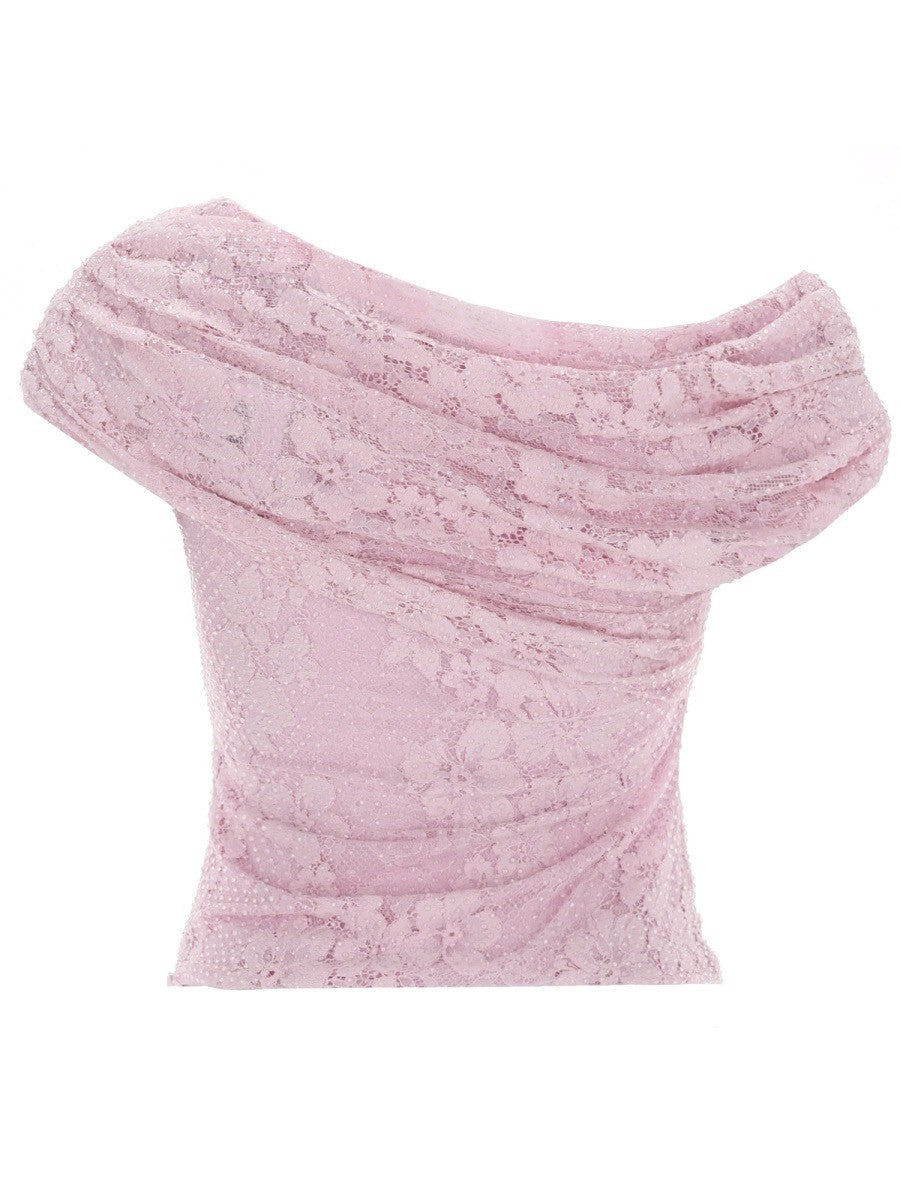 self-portrait Women's Lace Top Blue