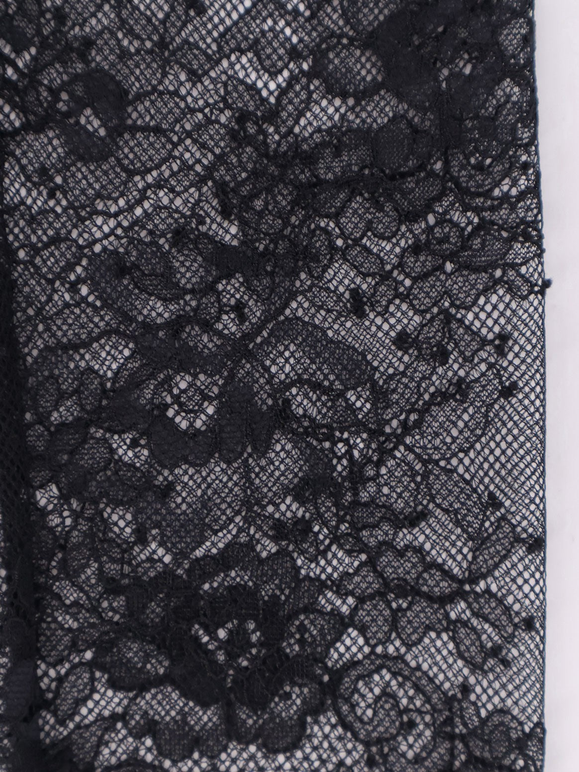Alberta Ferretti Women's Lace Top Black