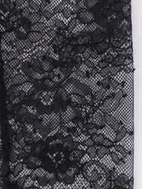 Alberta Ferretti Women's Lace Top Black
