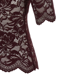 Rabanne Lace Top Purple