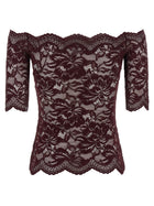 Rabanne Lace Top Purple, view 2