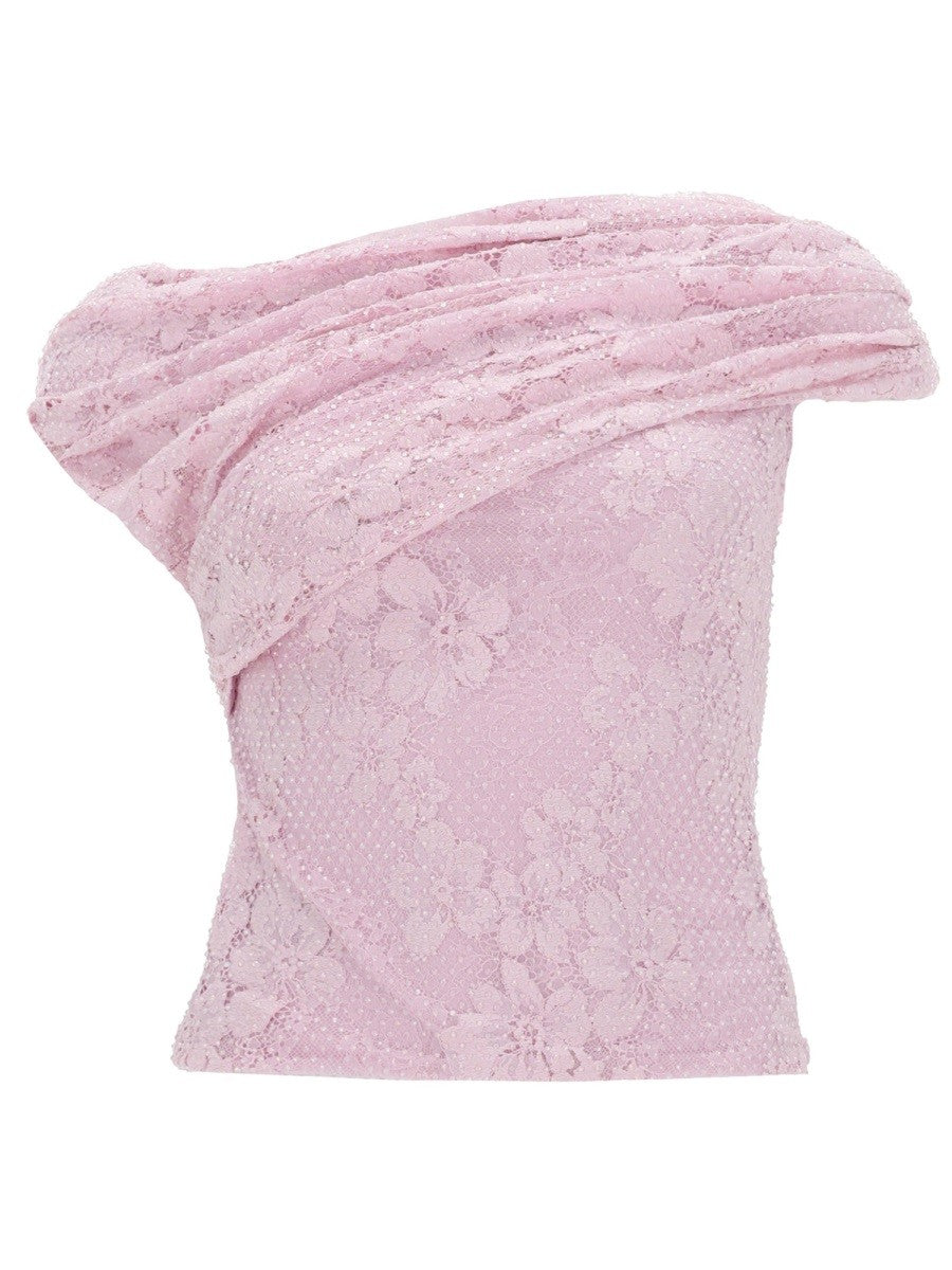 self-portrait Women's Lace Top Blue
