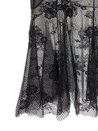 The Attico Lace Tulle Dress Black