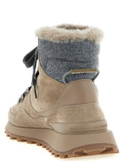 Brunello Cucinelli Lace up Ankle Boots Beige, view 3