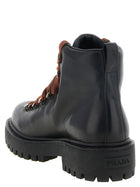 PRADA Lace up Ankle Boots Black, view 3