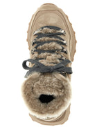 Brunello Cucinelli Lace up Ankle Boots Beige, view 4