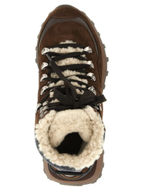 Brunello Cucinelli Lace up Ankle Boots Brown