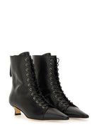 Aeyde Women's Lace up Boot Trixi Black, view 2