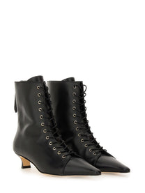 Aeyde Women's Lace up Boot Trixi Black