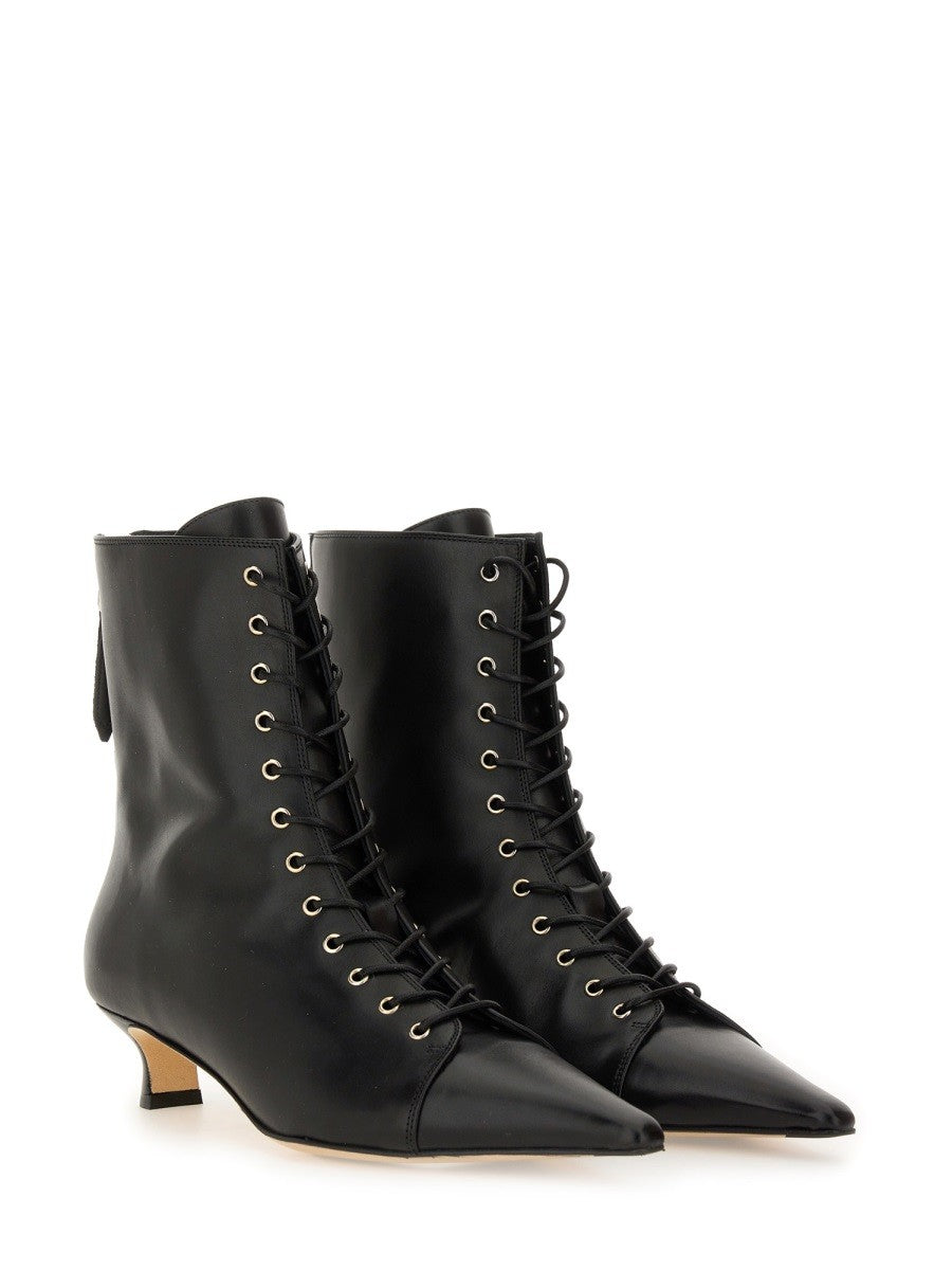 Aeyde Women's Lace up Boot Trixi Black Aeyde