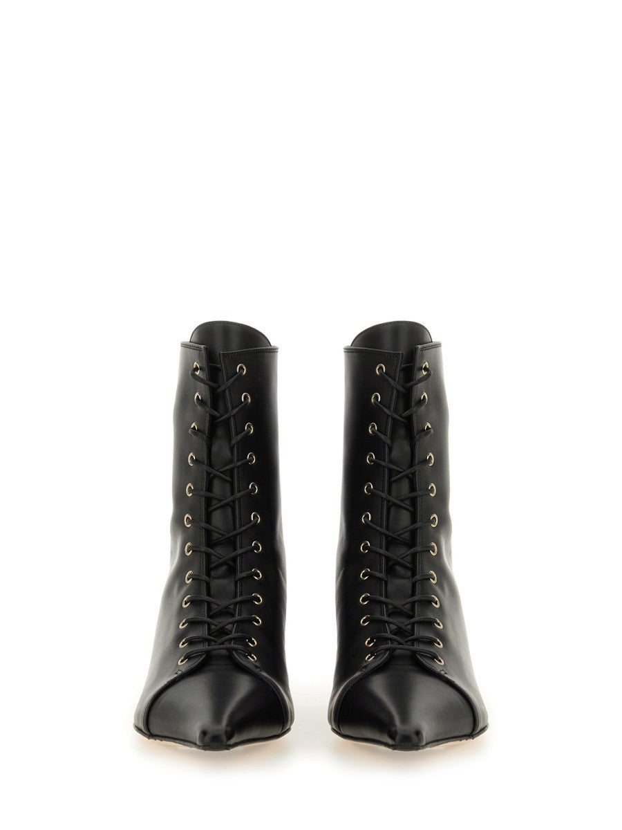 Aeyde Women's Lace up Boot Trixi Black