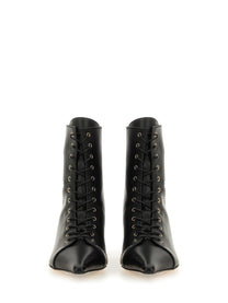 Aeyde Women's Lace up Boot Trixi Black