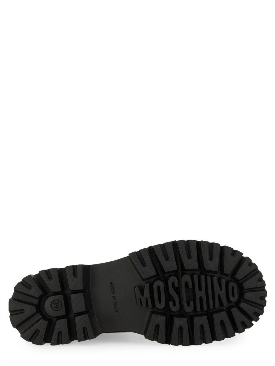 Moschino Women's Lace up Boot Black