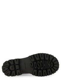 Moschino Women's Lace up Boot Black
