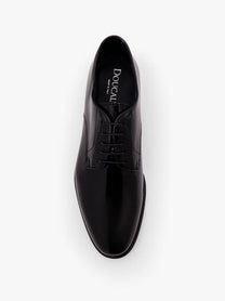 Doucal's Men's Lace up Patent Leather Shoe Black