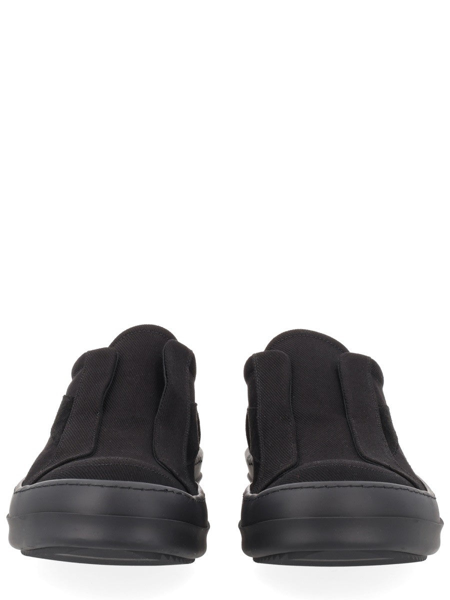 DRKSHDW Men's Laceless Vintage Sneaks Sneaker Black