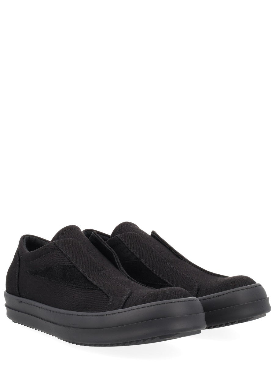 DRKSHDW Men's Laceless Vintage Sneaks Sneaker Black