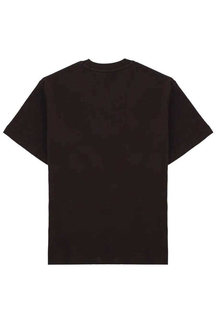 Lacoste men’s shirt con brown black short-sleeved crew neck t-shirt made of soft cotton for casual wear