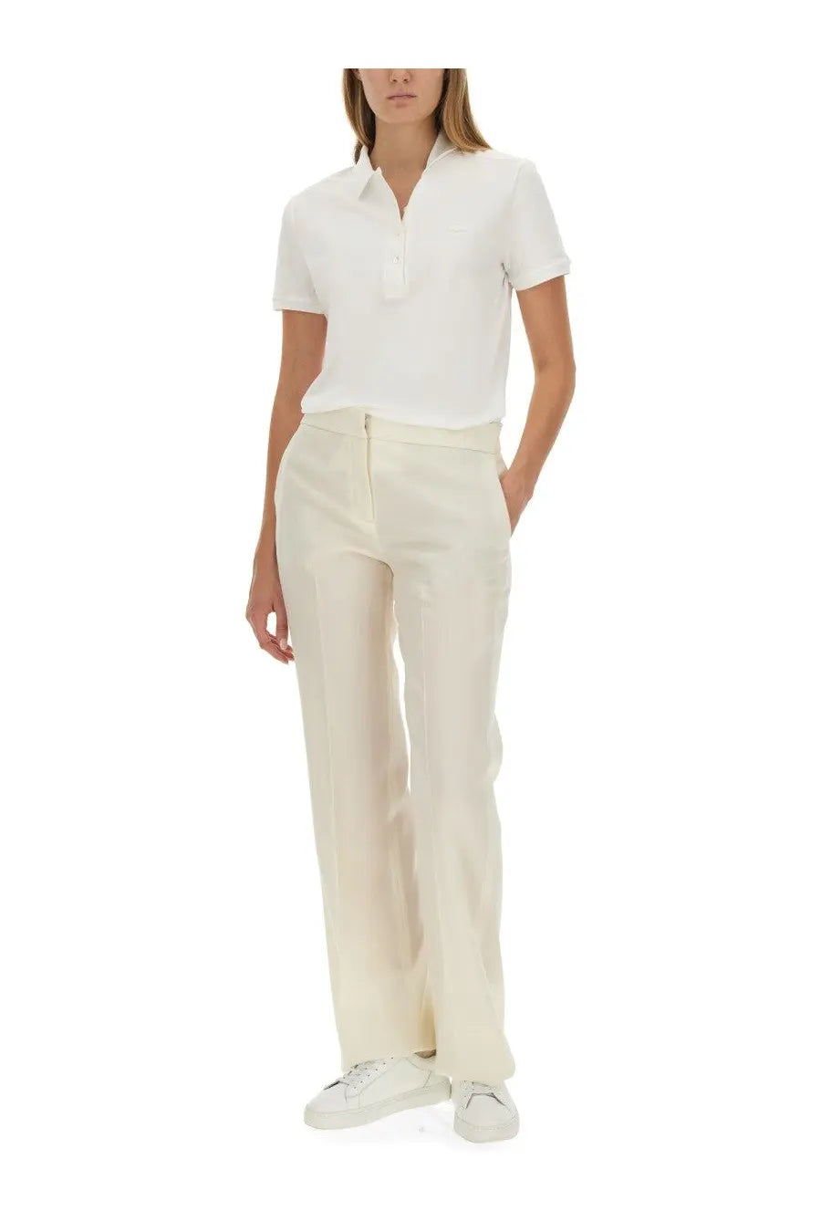 Lacoste Women's Polo White, view 2