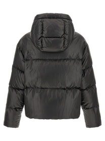 MM6 Maison Margiela Lacquered Finish Down Jacket Black