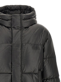MM6 Maison Margiela Lacquered Finish Down Jacket Black