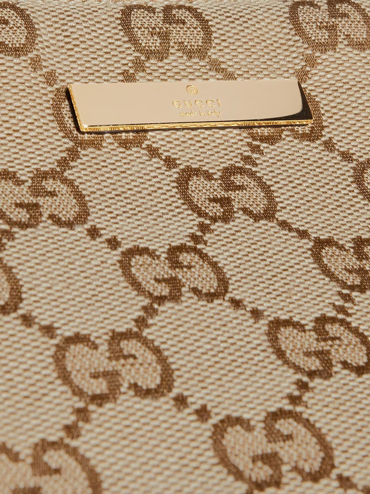 Gucci Women's Lady Lunetta GG Fabric Crossbody Bag Beige
