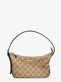 Gucci Women's Lady Lunetta GG Fabric Crossbody Bag Beige