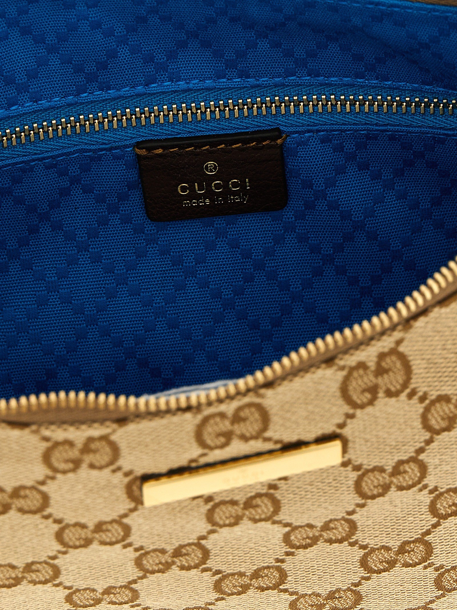 Gucci Lady Lunetta Shoulder Bag Beige