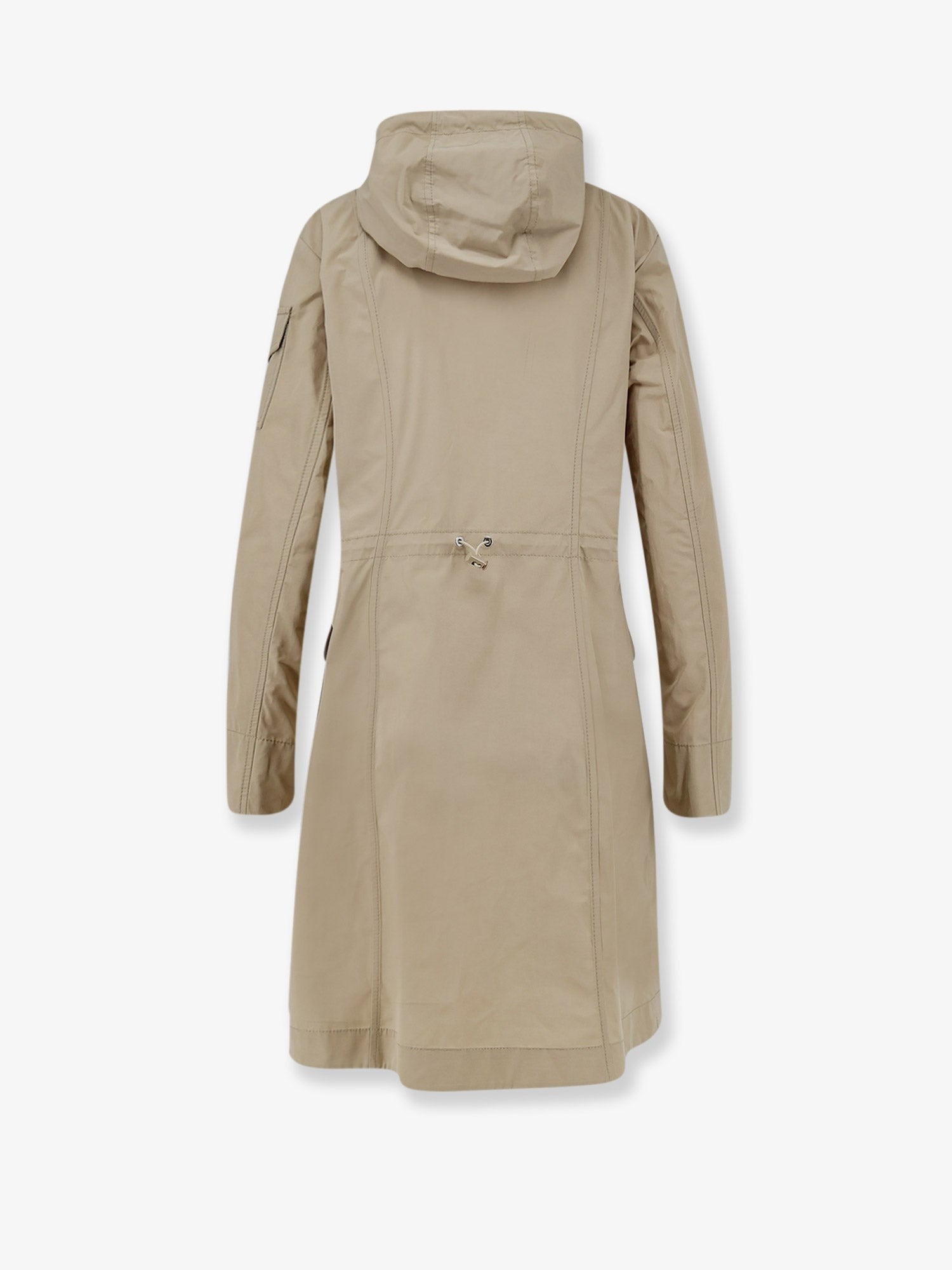 Moncler Women's Laerte Cotton Blend Long Jacket White