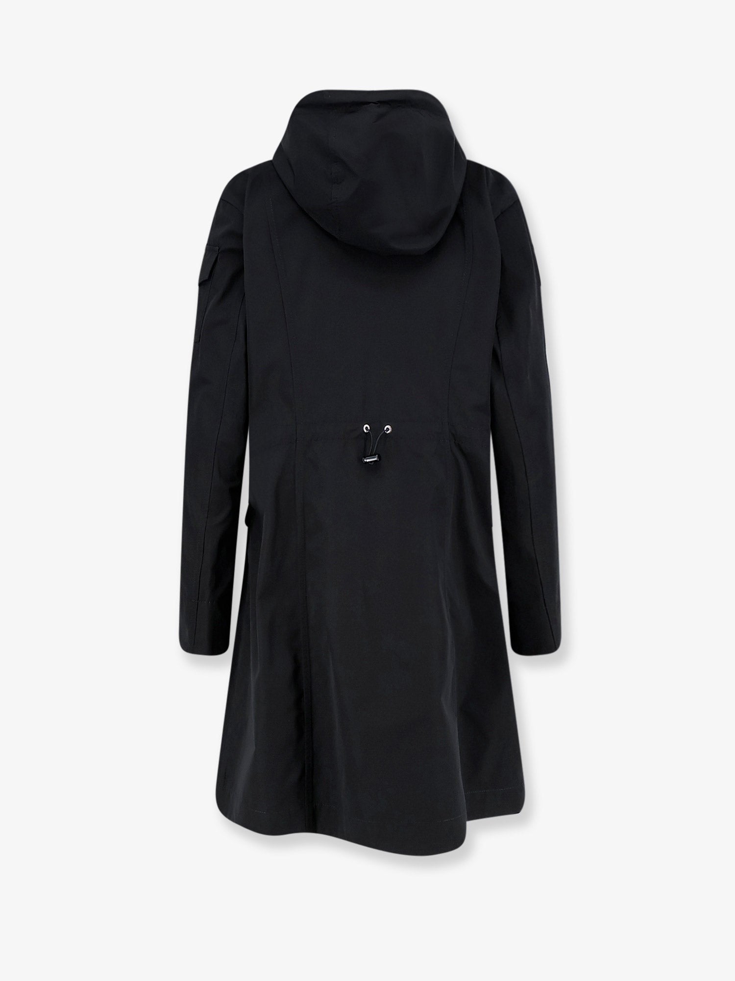 Moncler Women's Laerte Cotton Blend Long Jacket Black