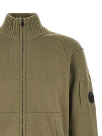 C.P. Company Lambswool Grs Cardigan Green