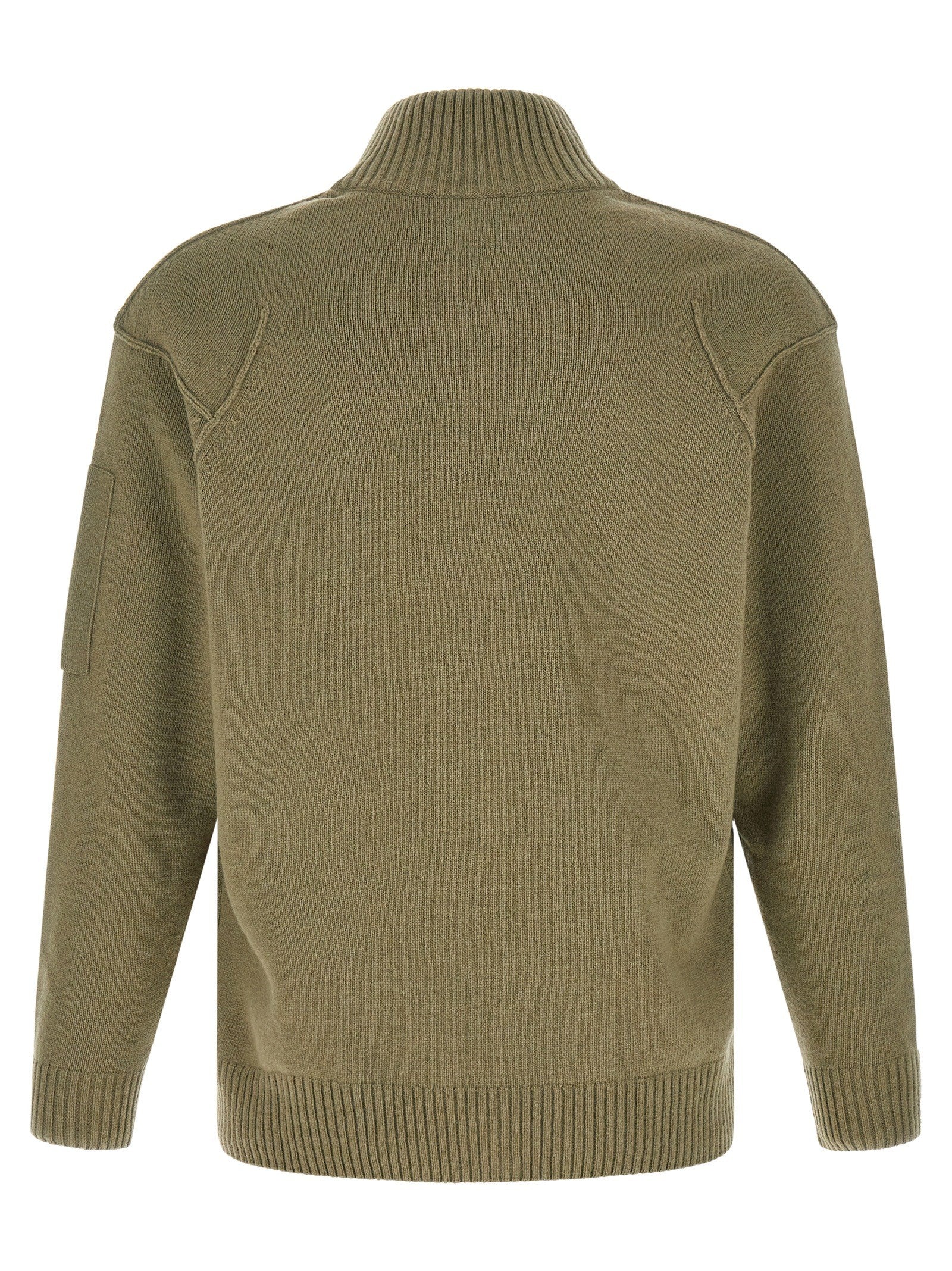 C.P. Company Lambswool Grs Cardigan Green