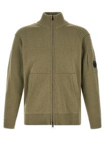 C.P. Company Lambswool Grs Cardigan Green
