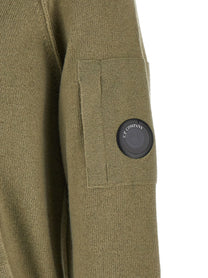 C.P. Company Lambswool Grs Cardigan Green