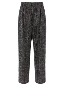 Missoni Lamé and Sequin Yarn Pants Black