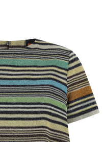Missoni Lamé Stripes Shirt Gold