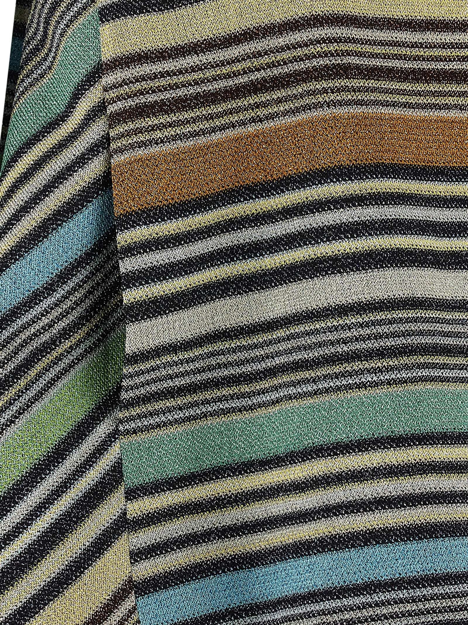 Missoni Lamé Stripes Shirt Gold