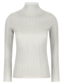 Fabiana Filippi Lamé Thread Sweater Grey