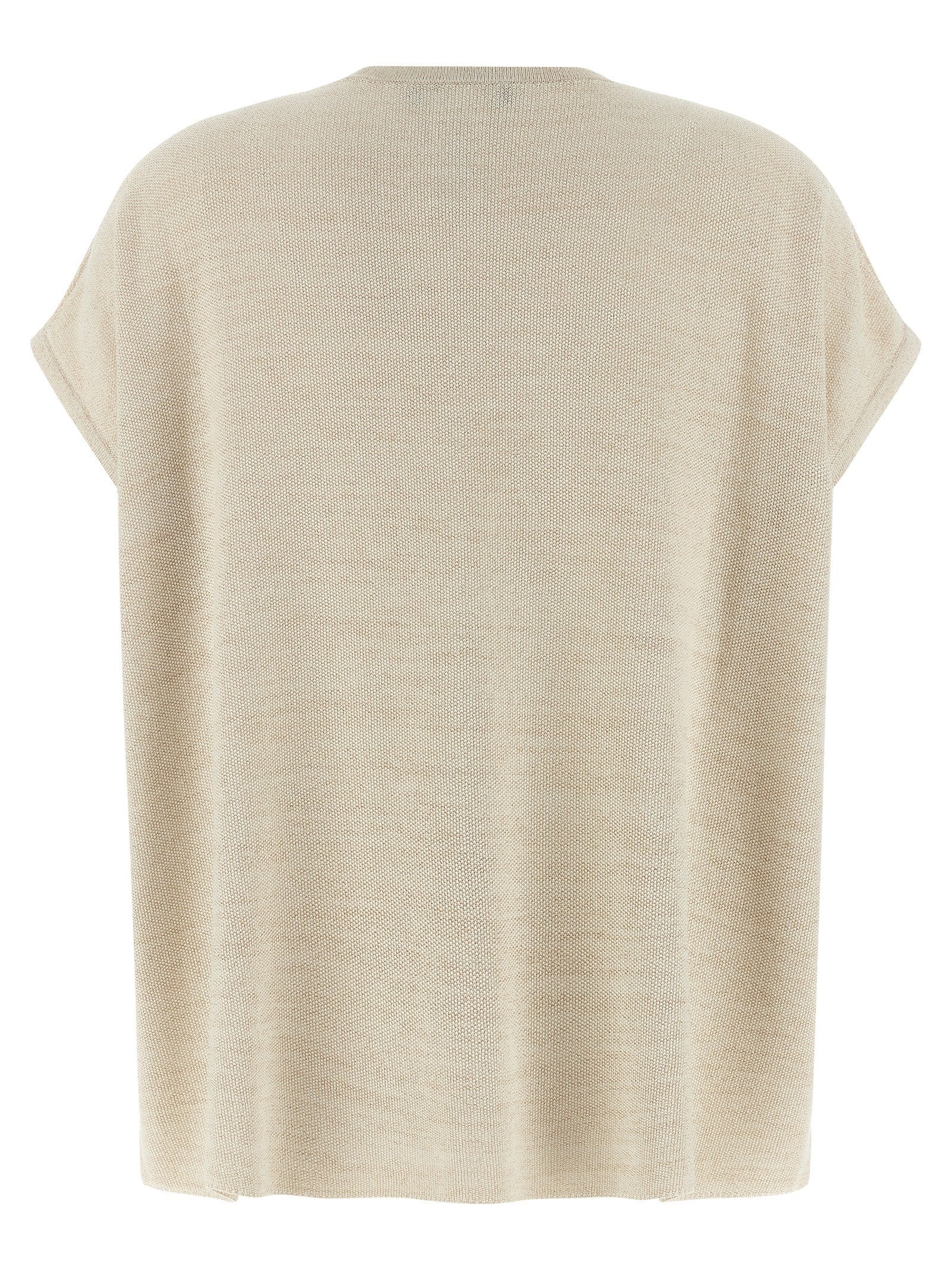 Fabiana Filippi Lamé Thread Sweater Gold