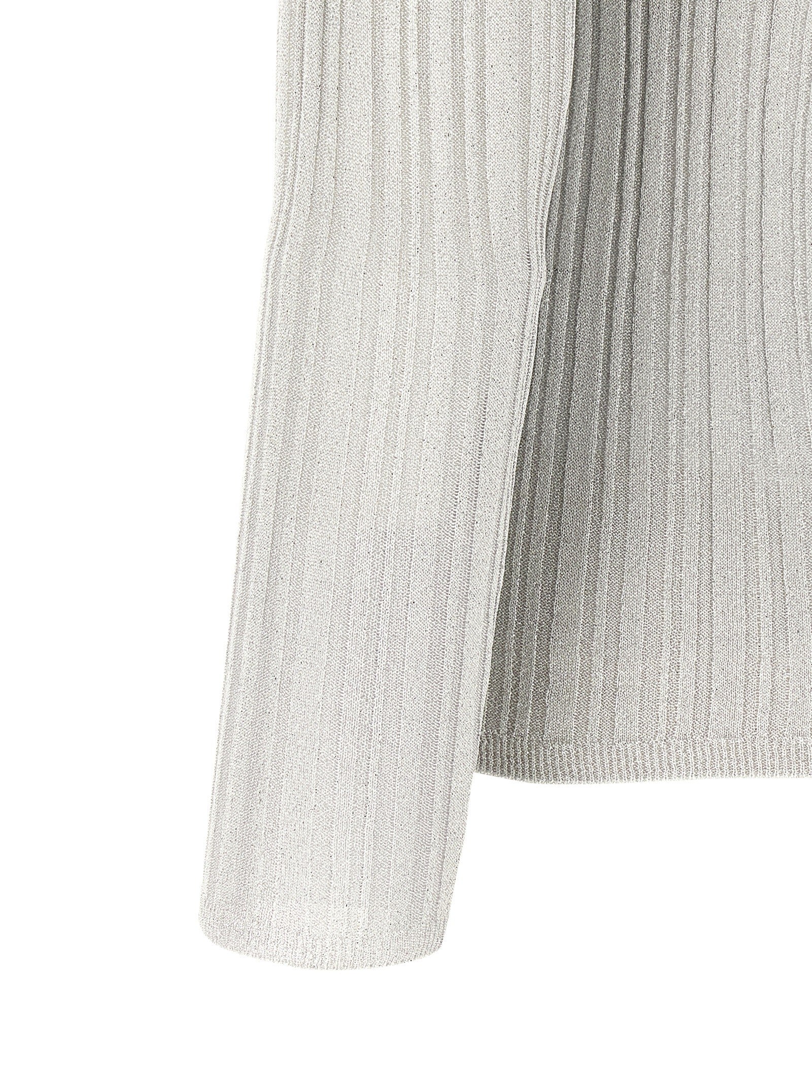 Fabiana Filippi Lamé Thread Sweater Grey
