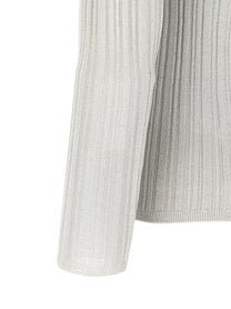 Fabiana Filippi Lamé Thread Sweater Grey
