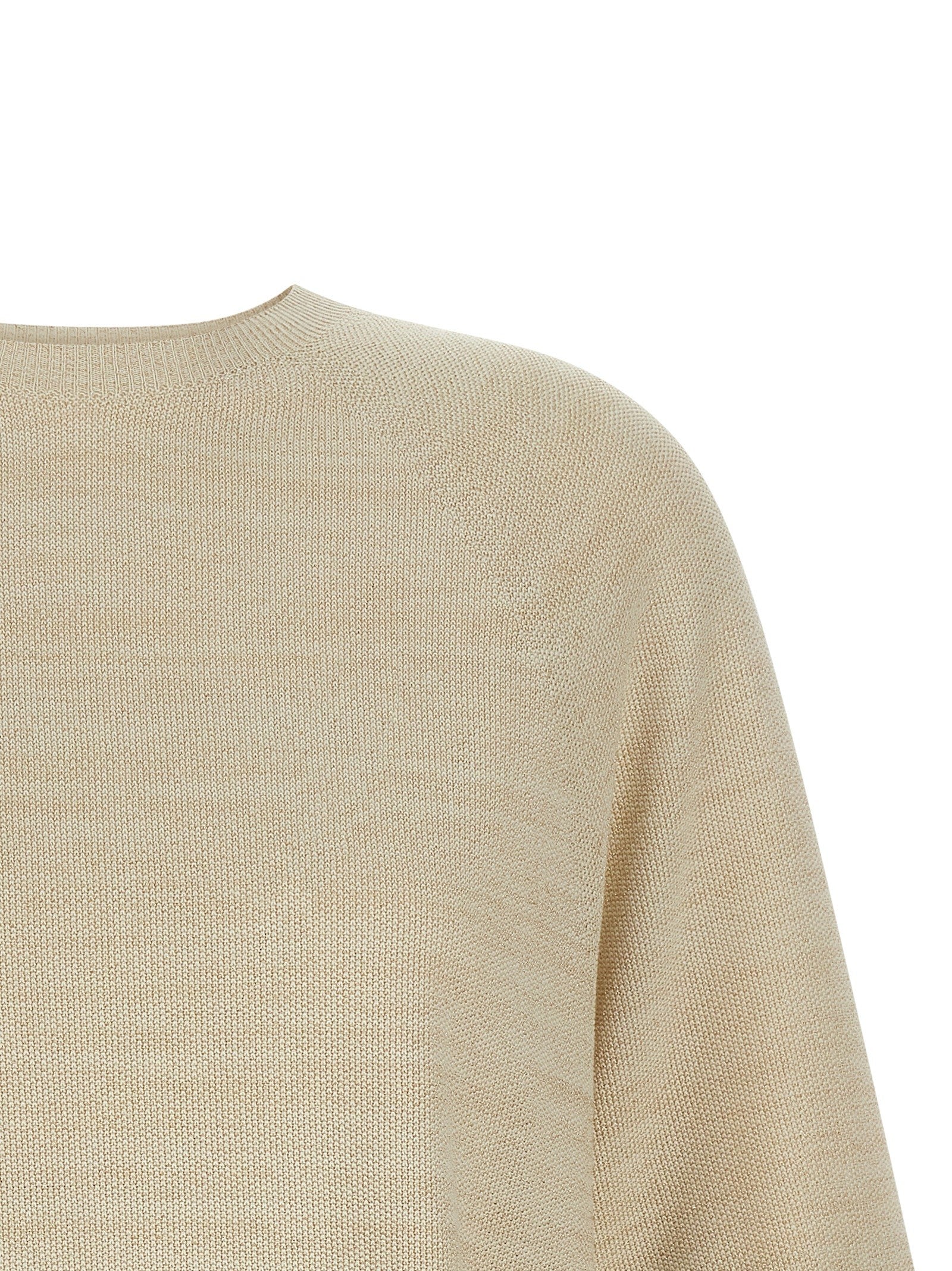 Fabiana Filippi Lamé Thread Sweater Gold